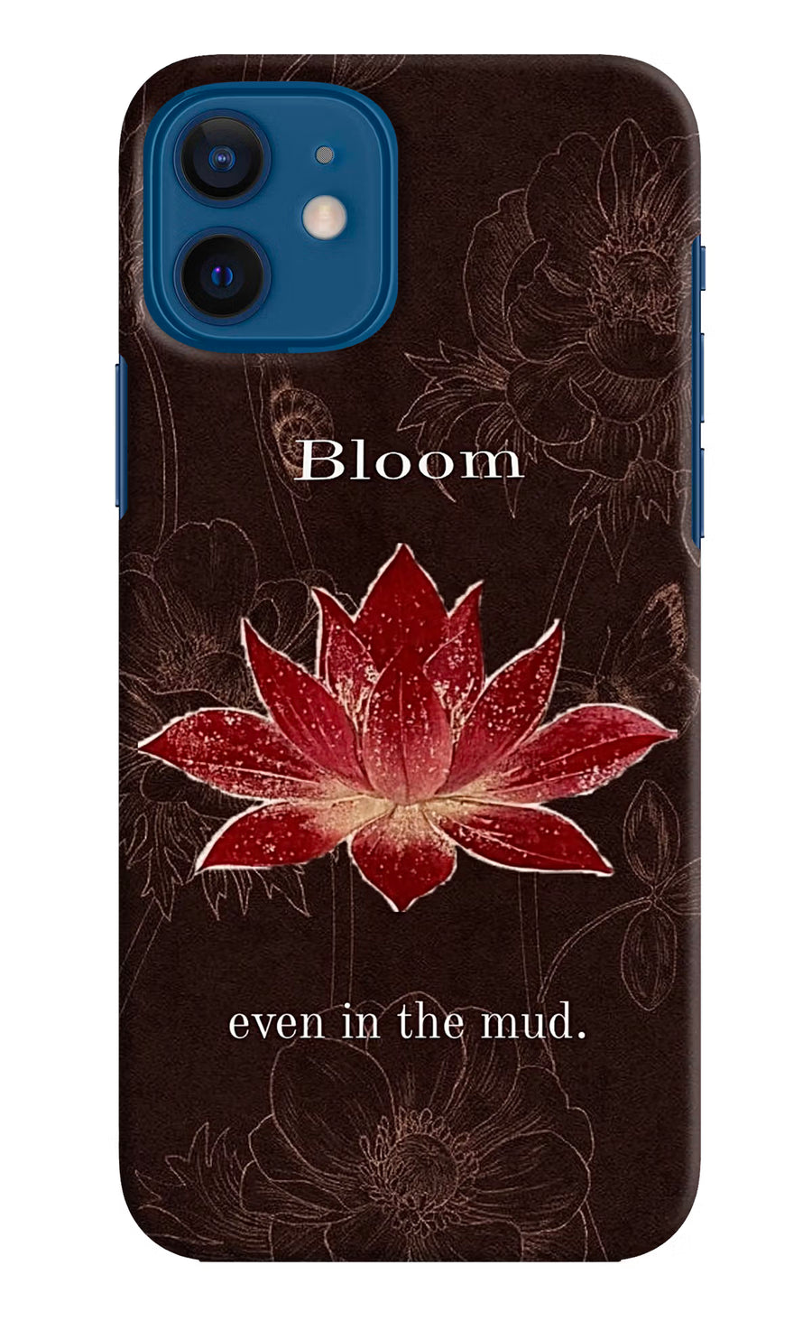 Bloom iPhone 12 Back Cover, Hard case