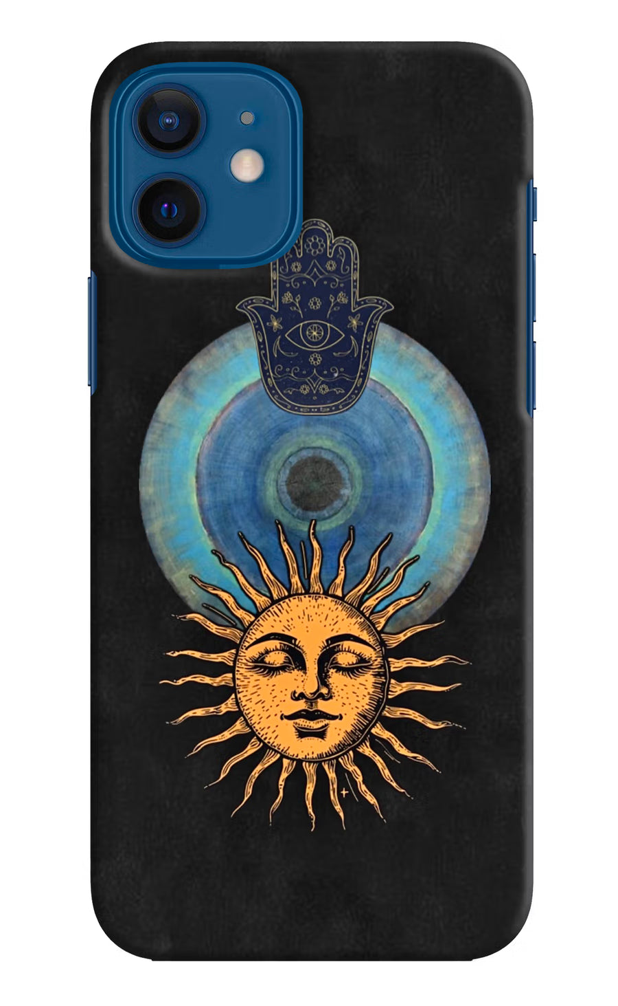 Divine Sun iPhone 12 Back Cover, Hard case