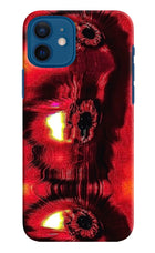 Fire Eye iPhone 12 Hard Case Back Cover by Casekaro