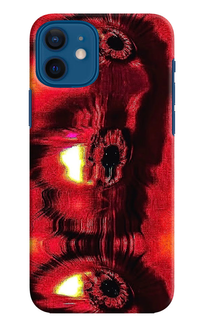 Fire Eye iPhone 12 Hard Case Back Cover by Casekaro