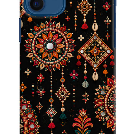 Boho Noir iPhone 12 Back Cover