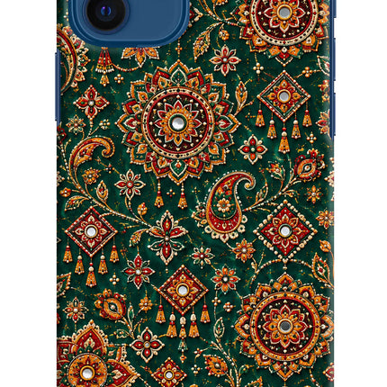 Green Pataka iPhone 12 Back Cover