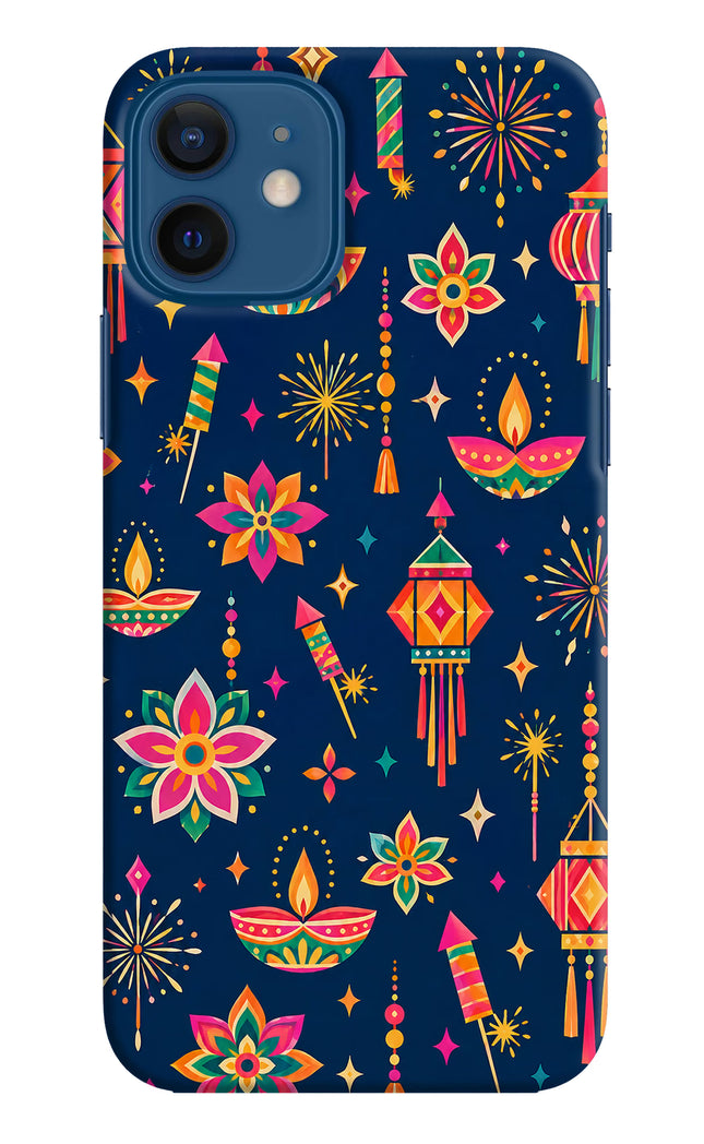 Festive Pop iPhone 12 Hard Case Back Cover by Casekaro