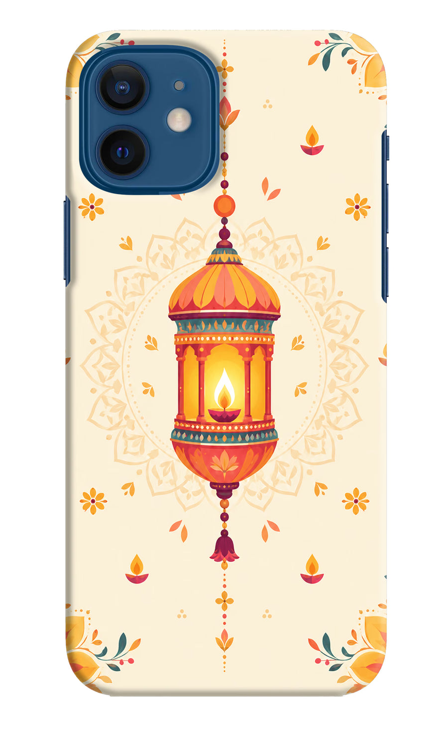 Golden Lantern iPhone 12 Back Cover, Hard case