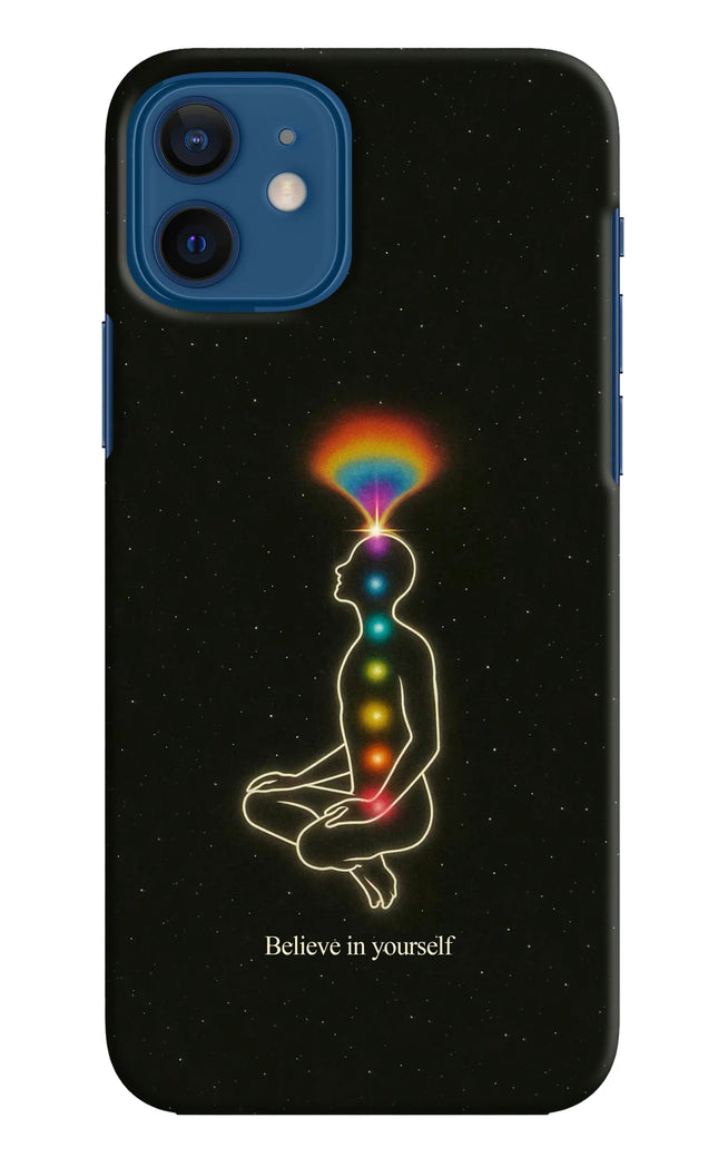 Believe in yourself iPhone 12 Hard Case Back Cover by Casekaro