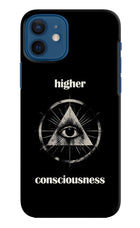Illuminati Eye iPhone 12 Hard Case Back Cover by Casekaro