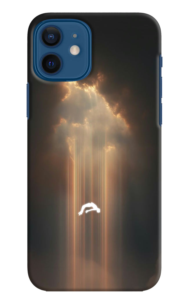 Heavenly Beam iPhone 12 Hard Case Back Cover by Casekaro