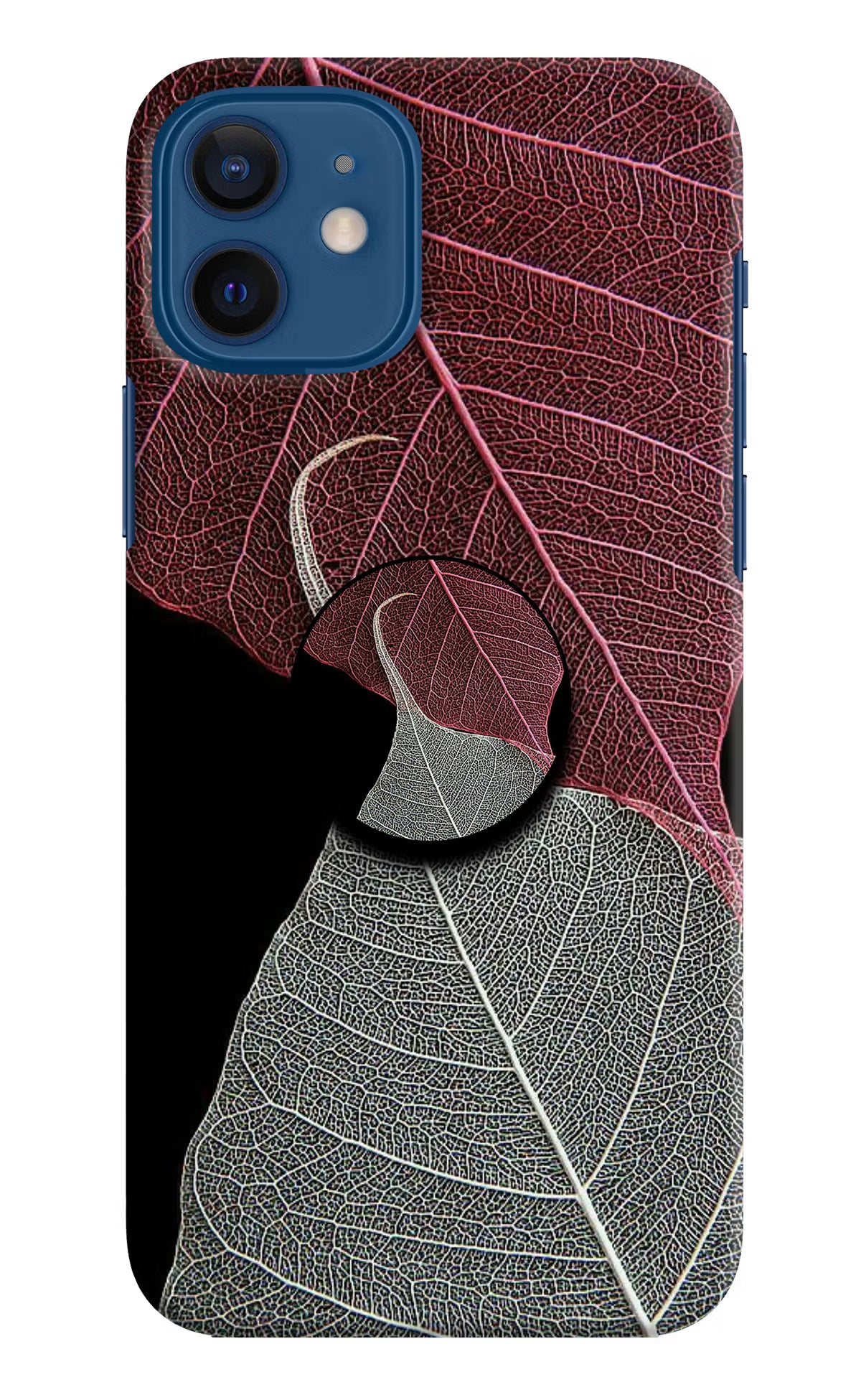 Leaf Pattern iPhone 12 Pop Case by Casekaro