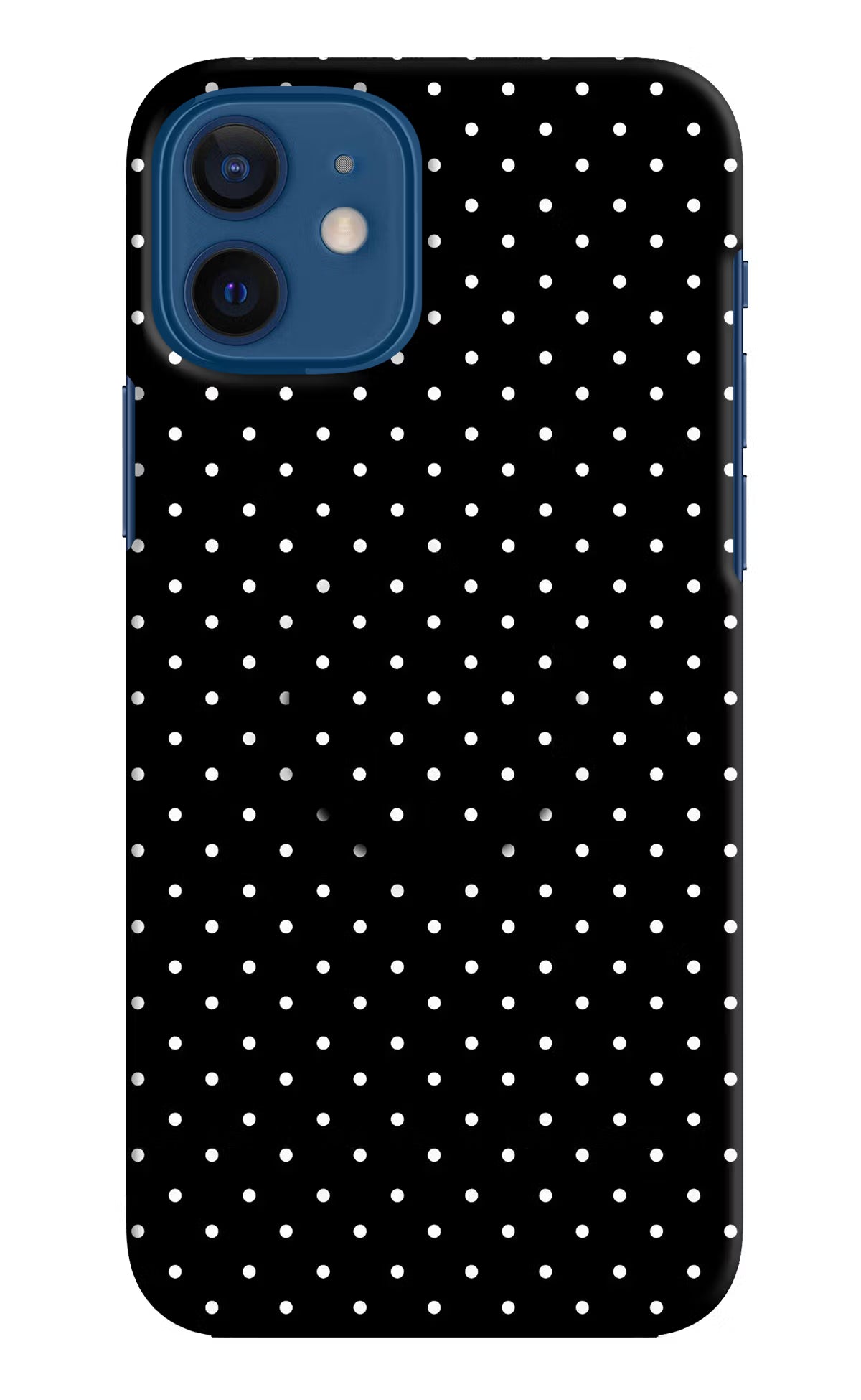 White Dots iPhone 12 Pop Case by Casekaro