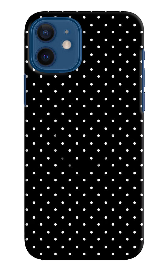 White Dots iPhone 12 Pop Case by Casekaro