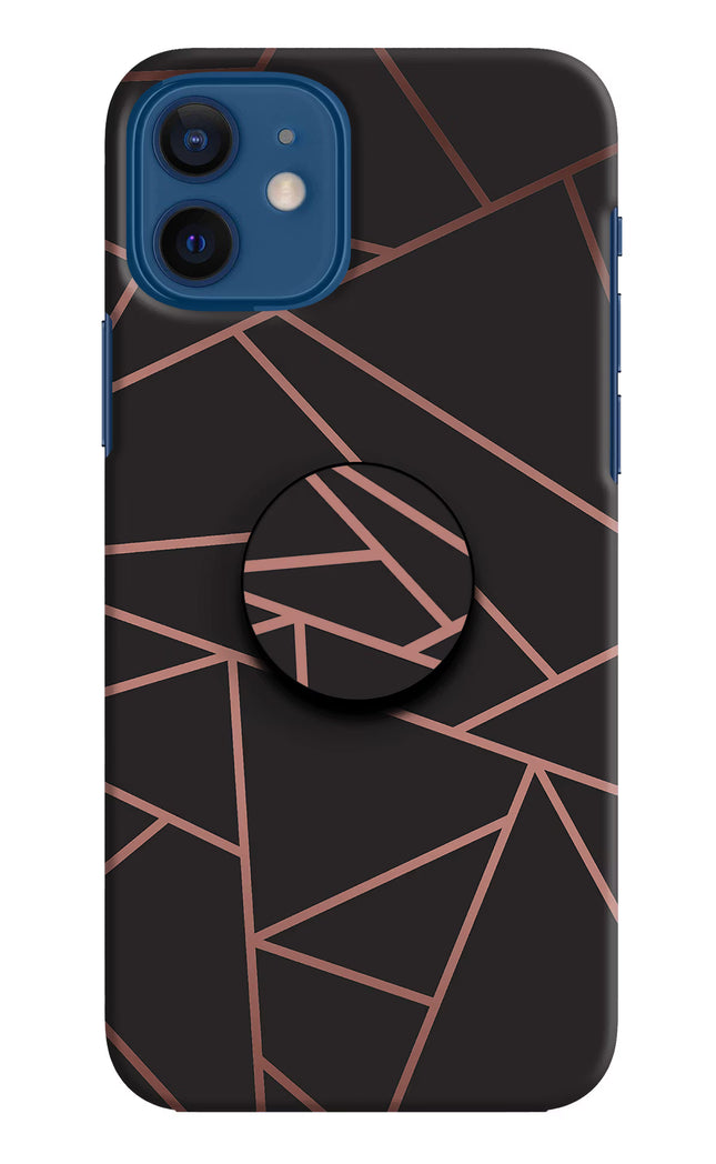 Geometric Pattern iPhone 12 Pop Case by Casekaro