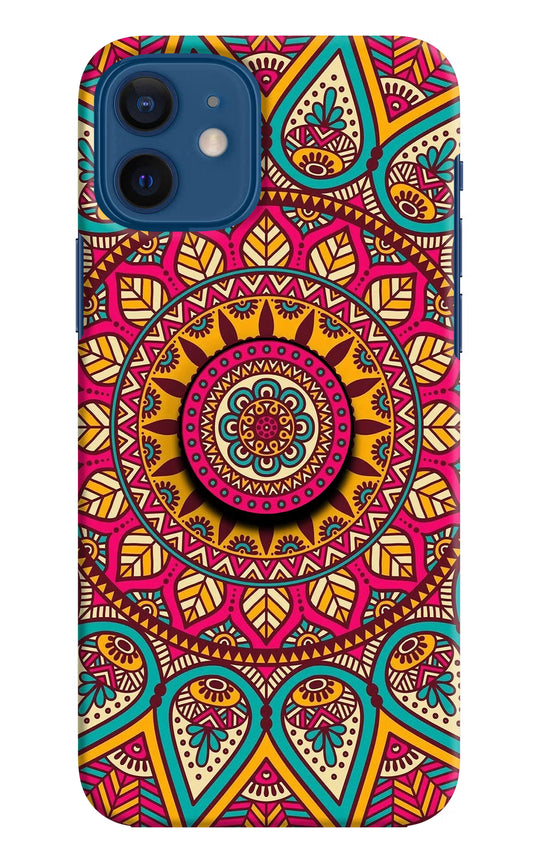 Mandala iPhone 12 Pop Case by Casekaro