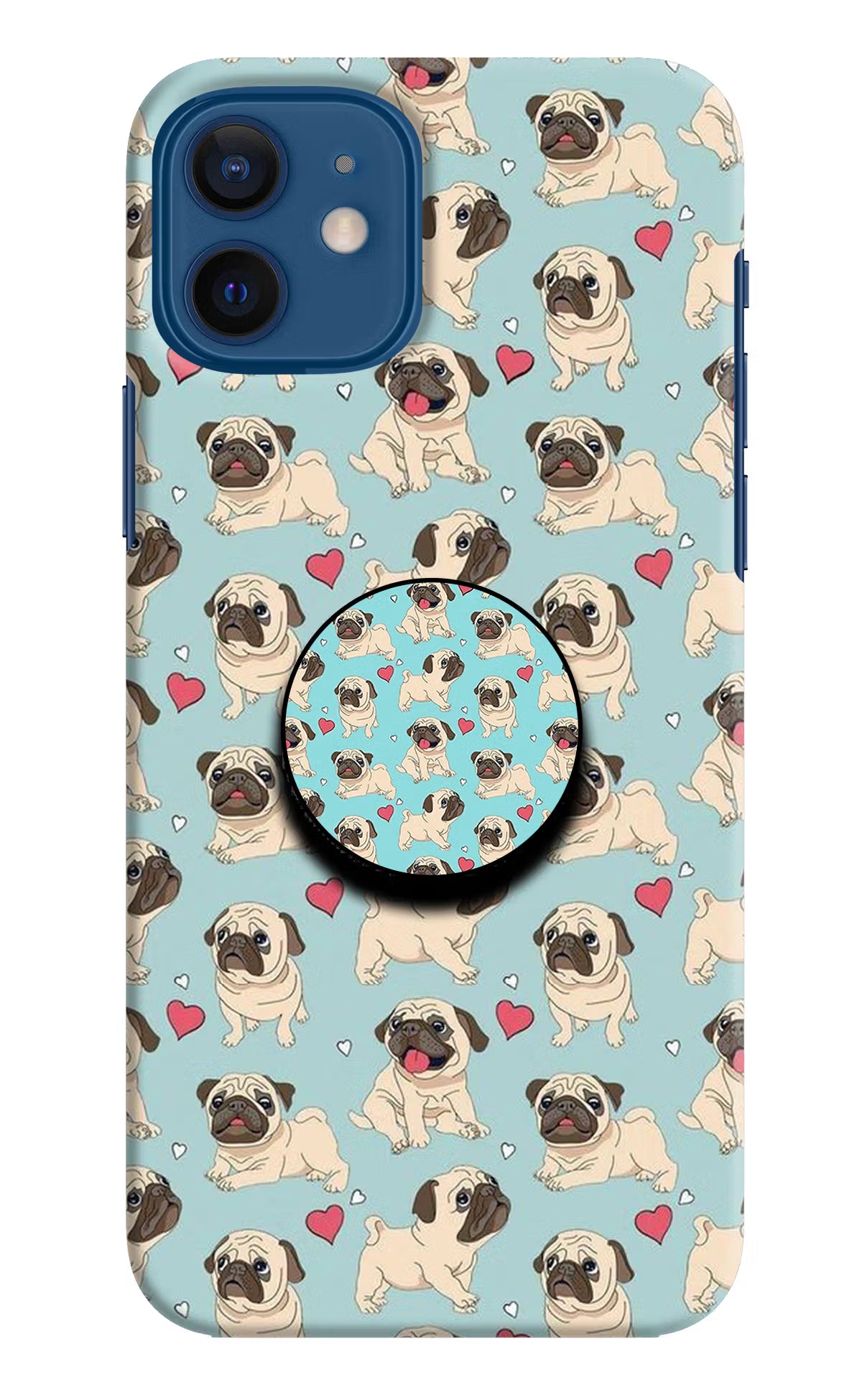 Pug Dog iPhone 12 Pop Case by Casekaro