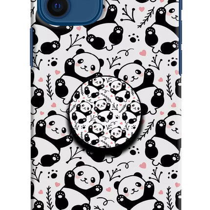 Cute Panda iPhone 12 Pop Case by Casekaro