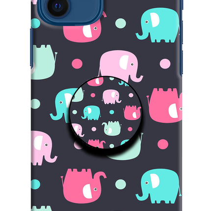 Baby Elephants iPhone 12 Pop Case by Casekaro