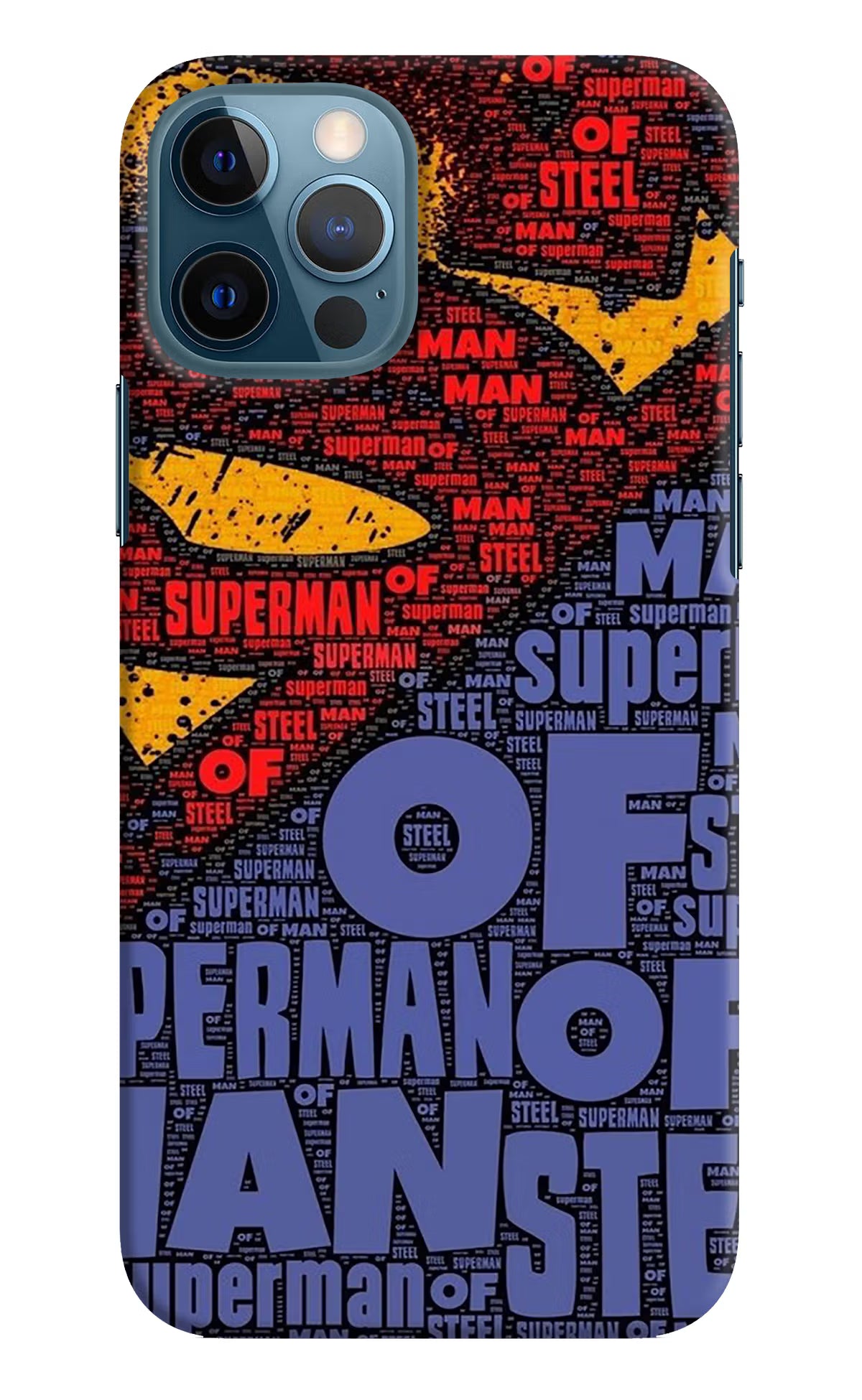 Superman iPhone 12 Pro Hard Case Back Cover by Casekaro