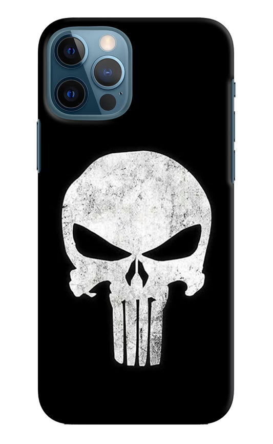 Punisher Skull iPhone 12 Pro Hard Case Back Cover by Casekaro
