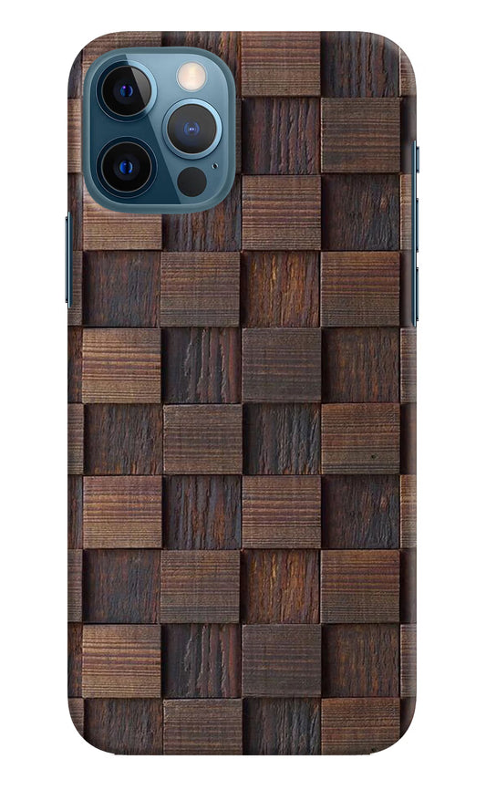 Wooden Cube Design iPhone 12 Pro Hard Case Back Cover by Casekaro