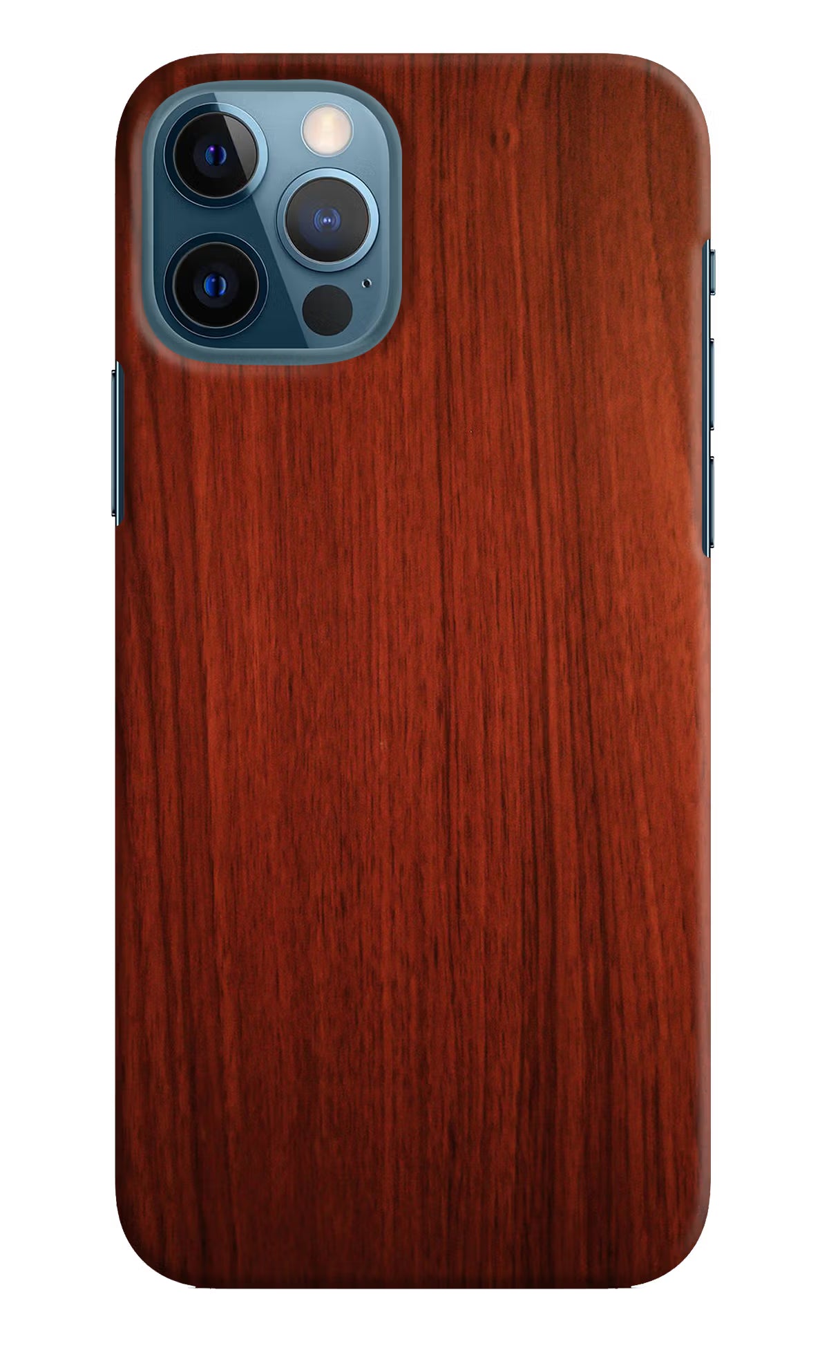 Wooden Plain Pattern iPhone 12 Pro Hard Case Back Cover by Casekaro