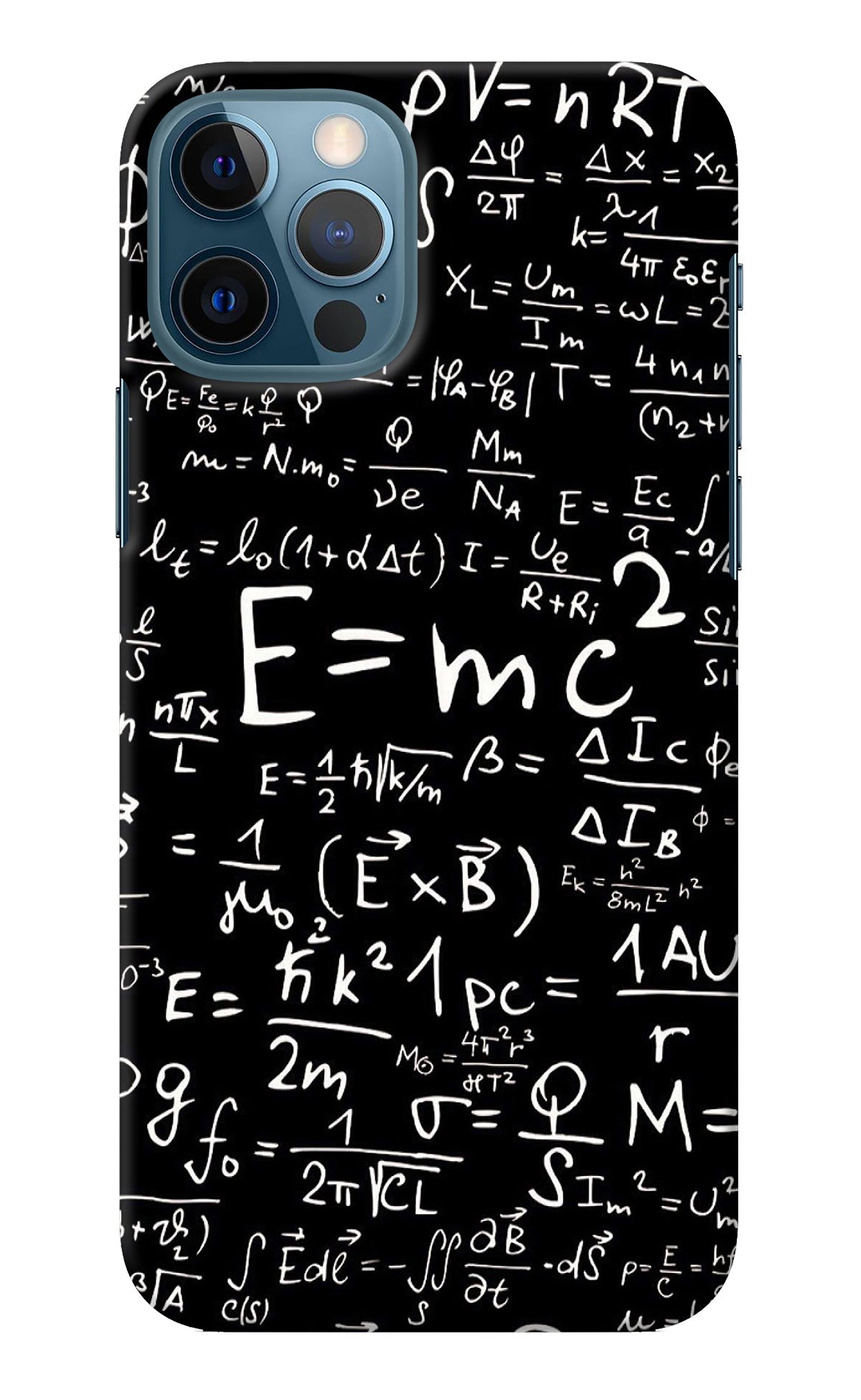 Physics Albert Einstein Formula iPhone 12 Pro Back Cover