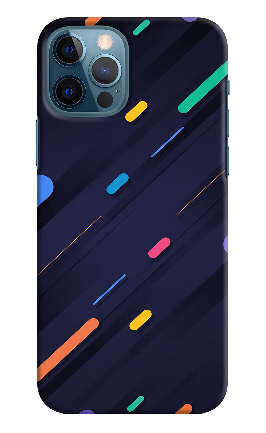 Abstract Design iPhone 12 Pro Back Cover, Hard case