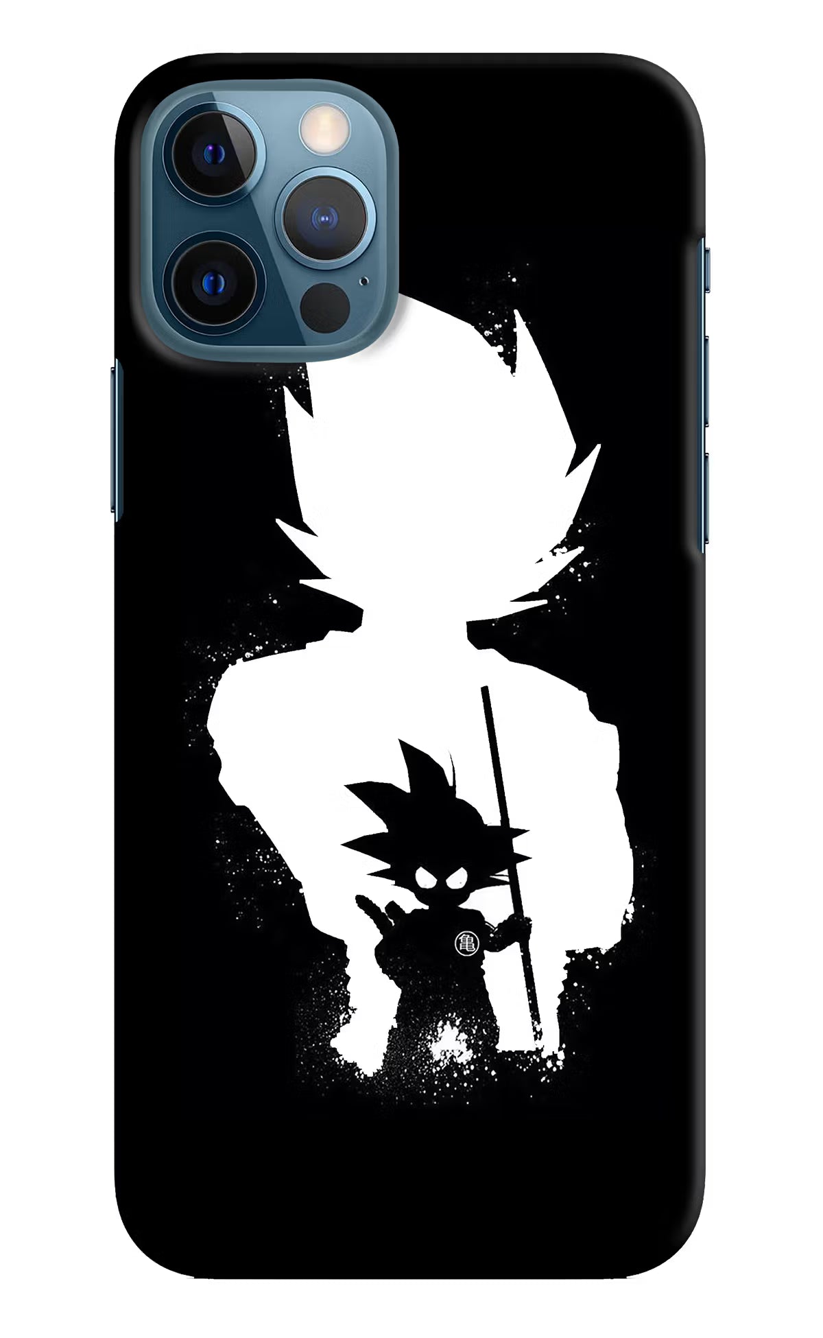 Goku Shadow iPhone 12 Pro Hard Case Back Cover by Casekaro