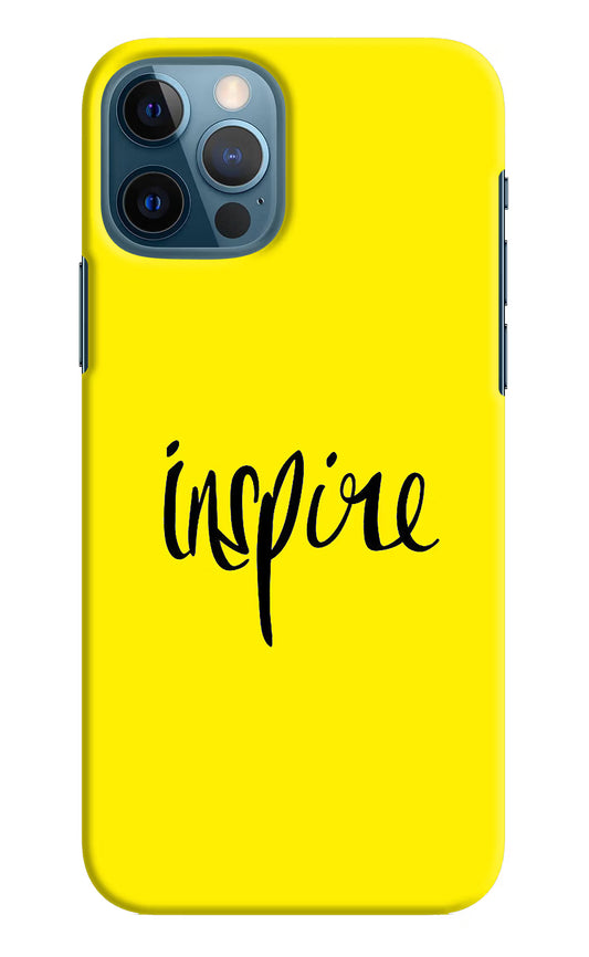 Inspire iPhone 12 Pro Hard Case Back Cover by Casekaro