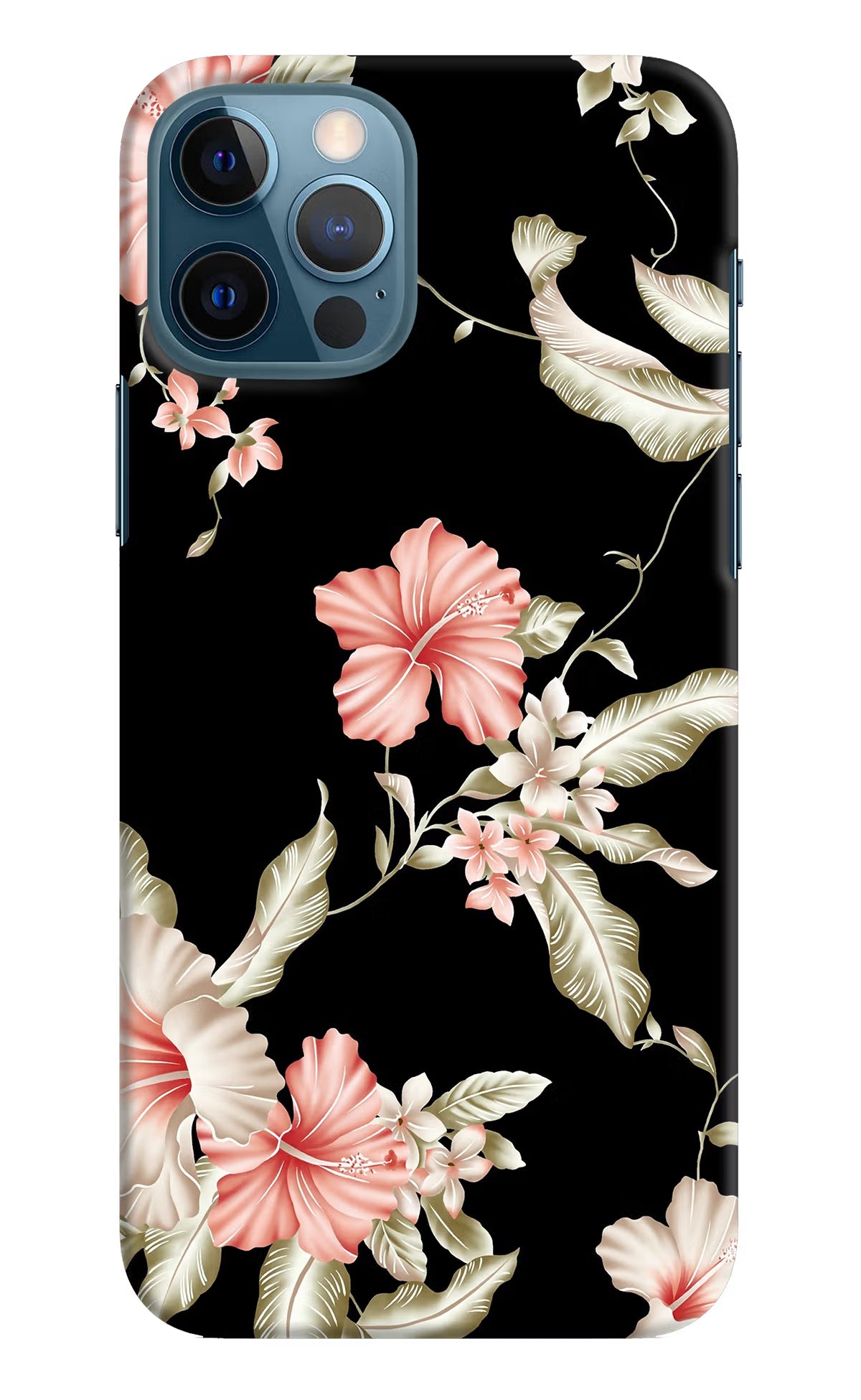 Flowers iPhone 12 Pro Hard Case Back Cover by Casekaro