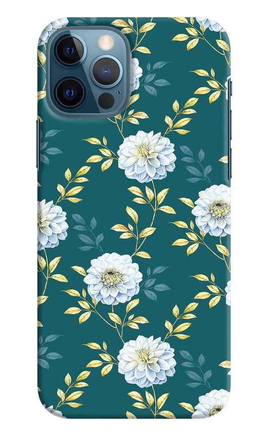 Flowers iPhone 12 Pro Hard Case Back Cover by Casekaro