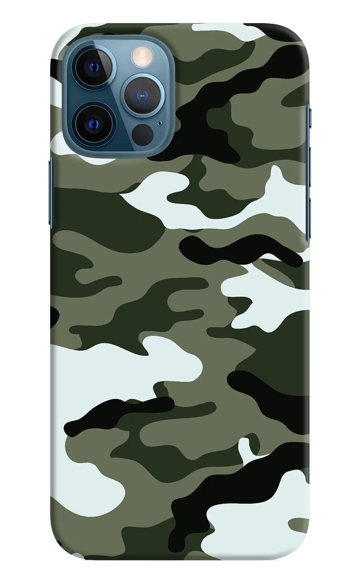 Camouflage iPhone 12 Pro Hard Case Back Cover by Casekaro