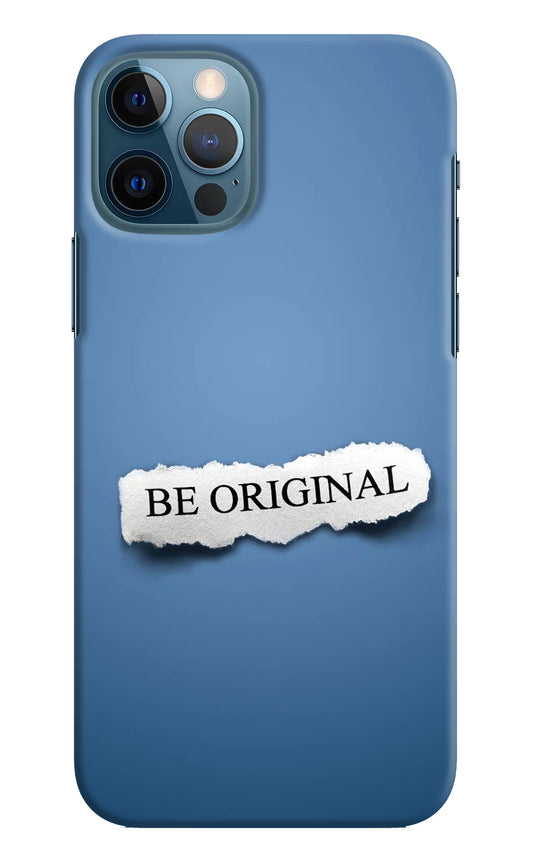 Be Original iPhone 12 Pro Hard Case Back Cover by Casekaro