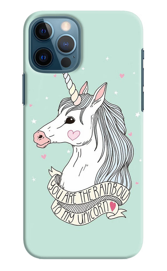 Unicorn Wallpaper iPhone 12 Pro Hard Case Back Cover by Casekaro