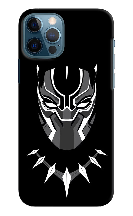 Black Panther iPhone 12 Pro Hard Case Back Cover by Casekaro