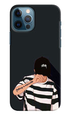 Aesthetic Boy iPhone 12 Pro Hard Case Back Cover by Casekaro