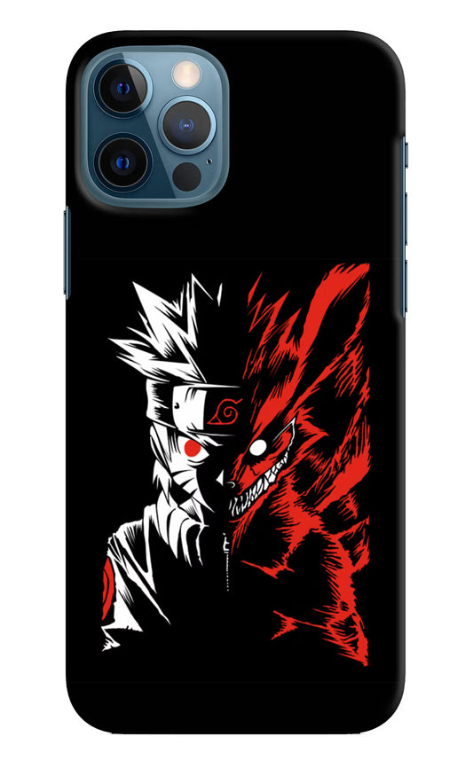 Naruto Two Face iPhone 12 Pro Hard Case Back Cover by Casekaro