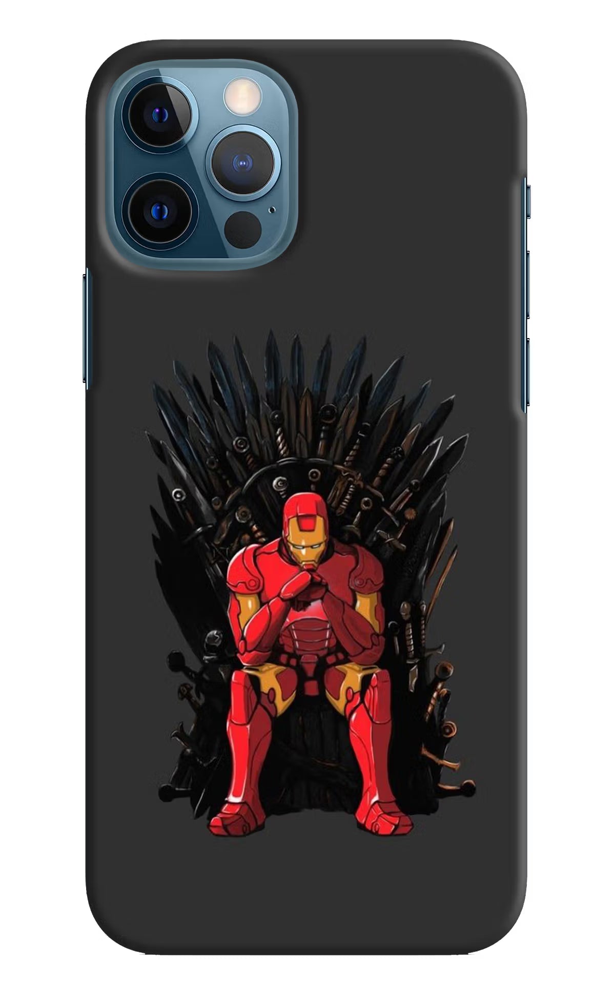 Ironman Throne iPhone 12 Pro Hard Case Back Cover by Casekaro