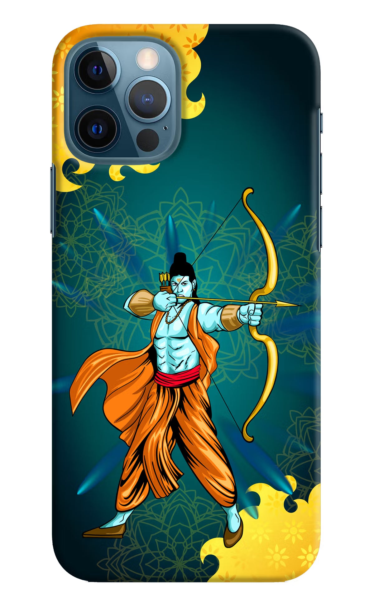 Lord Ram - 6 iPhone 12 Pro Hard Case Back Cover by Casekaro