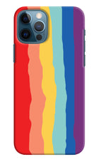 Rainbow iPhone 12 Pro Hard Case Back Cover by Casekaro