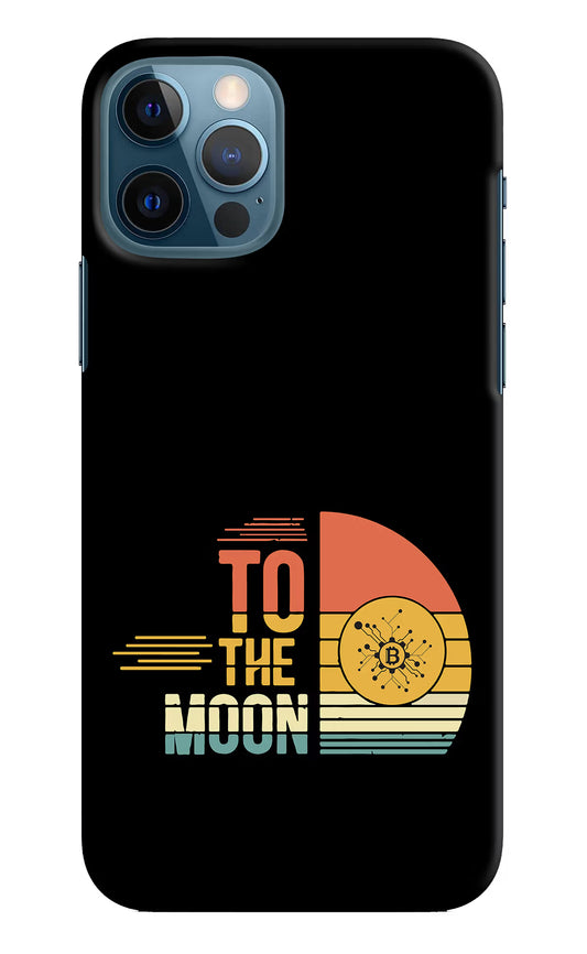 To the Moon iPhone 12 Pro Hard Case Back Cover by Casekaro