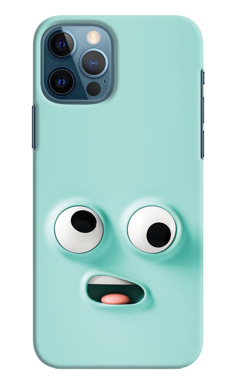 Funny Cartoon iPhone 12 Pro Back Cover, Hard case