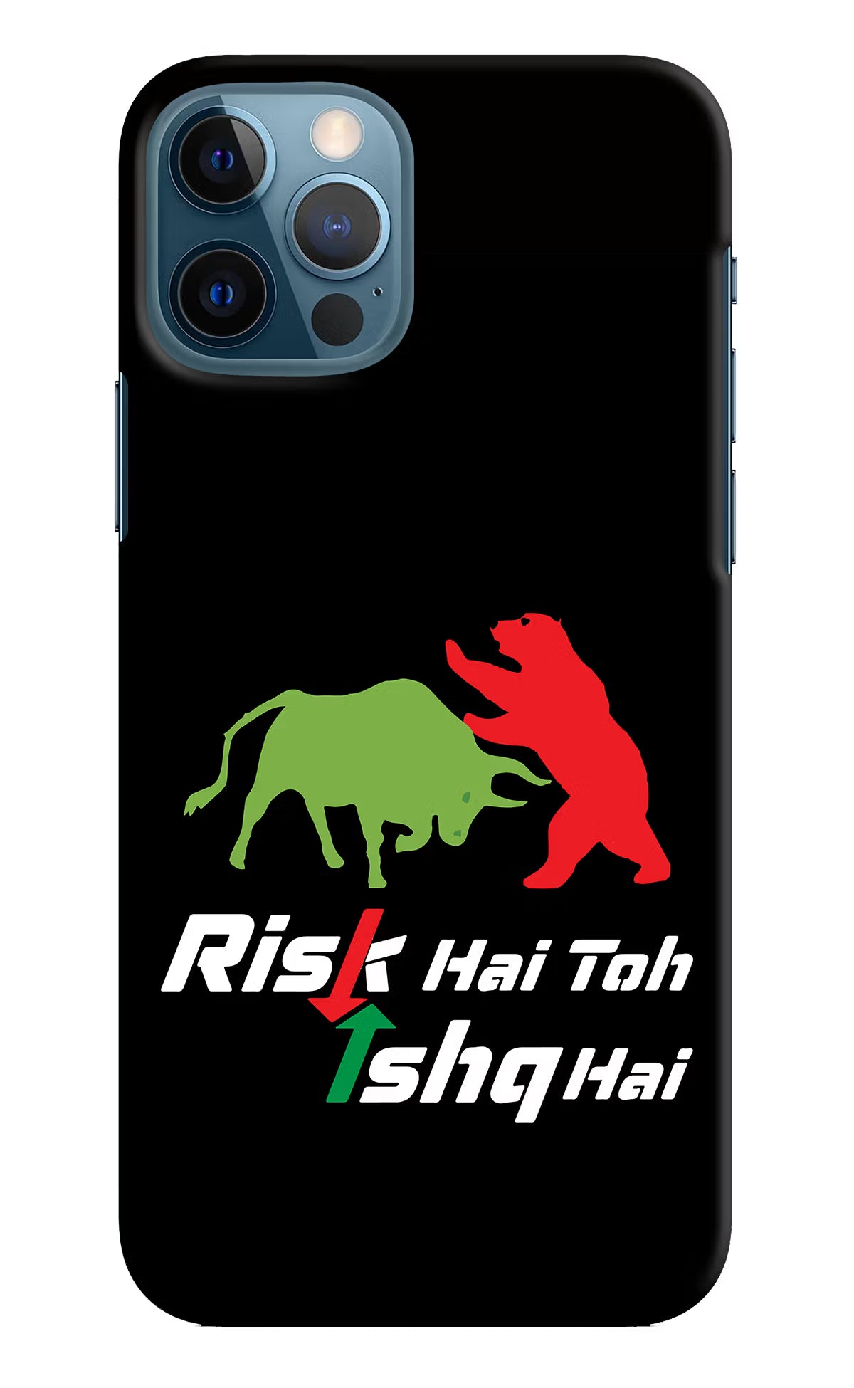 Risk Hai Toh Ishq Hai iPhone 12 Pro Hard Case Back Cover by Casekaro