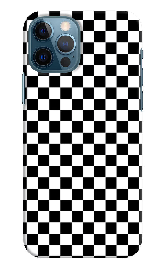 Chess Board iPhone 12 Pro Hard Case Back Cover by Casekaro