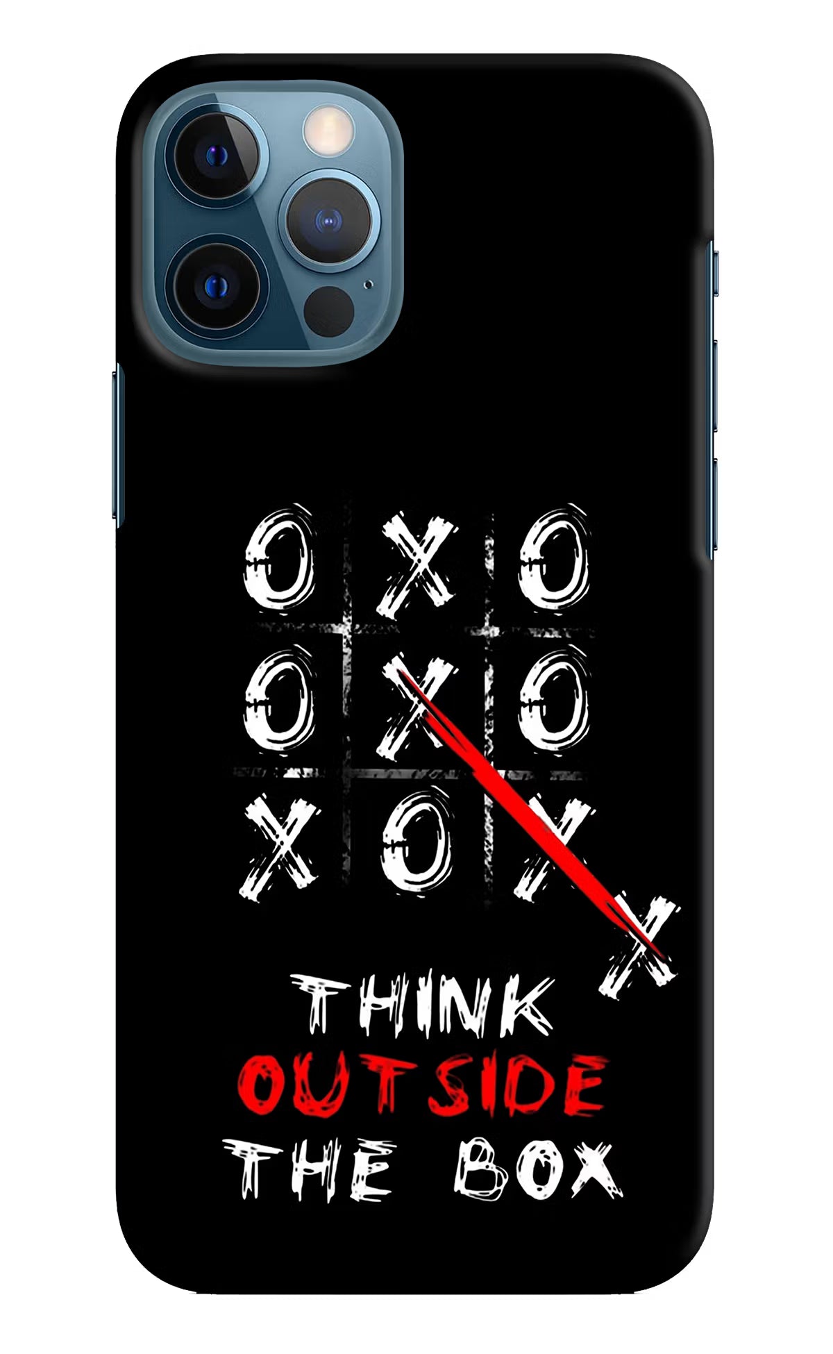 Think out of the BOX iPhone 12 Pro Hard Case Back Cover by Casekaro