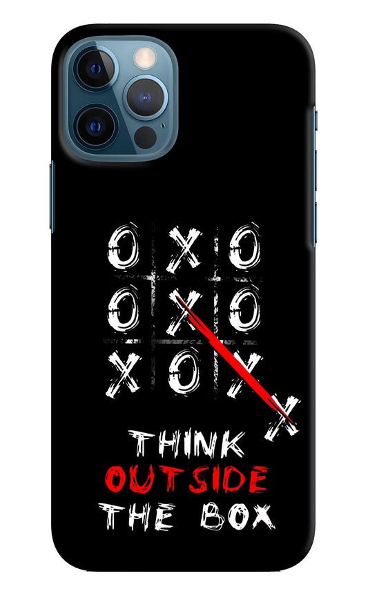Think out of the BOX iPhone 12 Pro Hard Case Back Cover by Casekaro