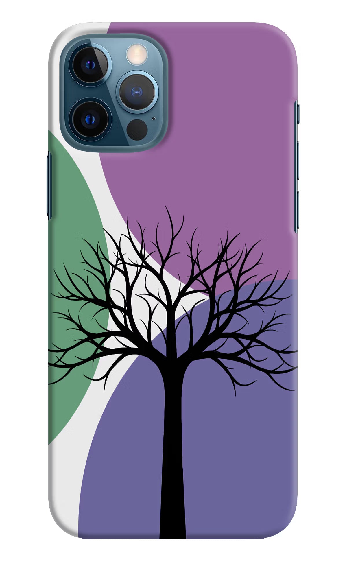 Tree Art iPhone 12 Pro Hard Case Back Cover by Casekaro