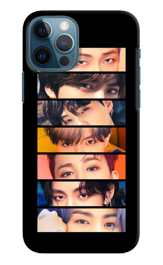 BTS Eyes iPhone 12 Pro Hard Case Back Cover by Casekaro