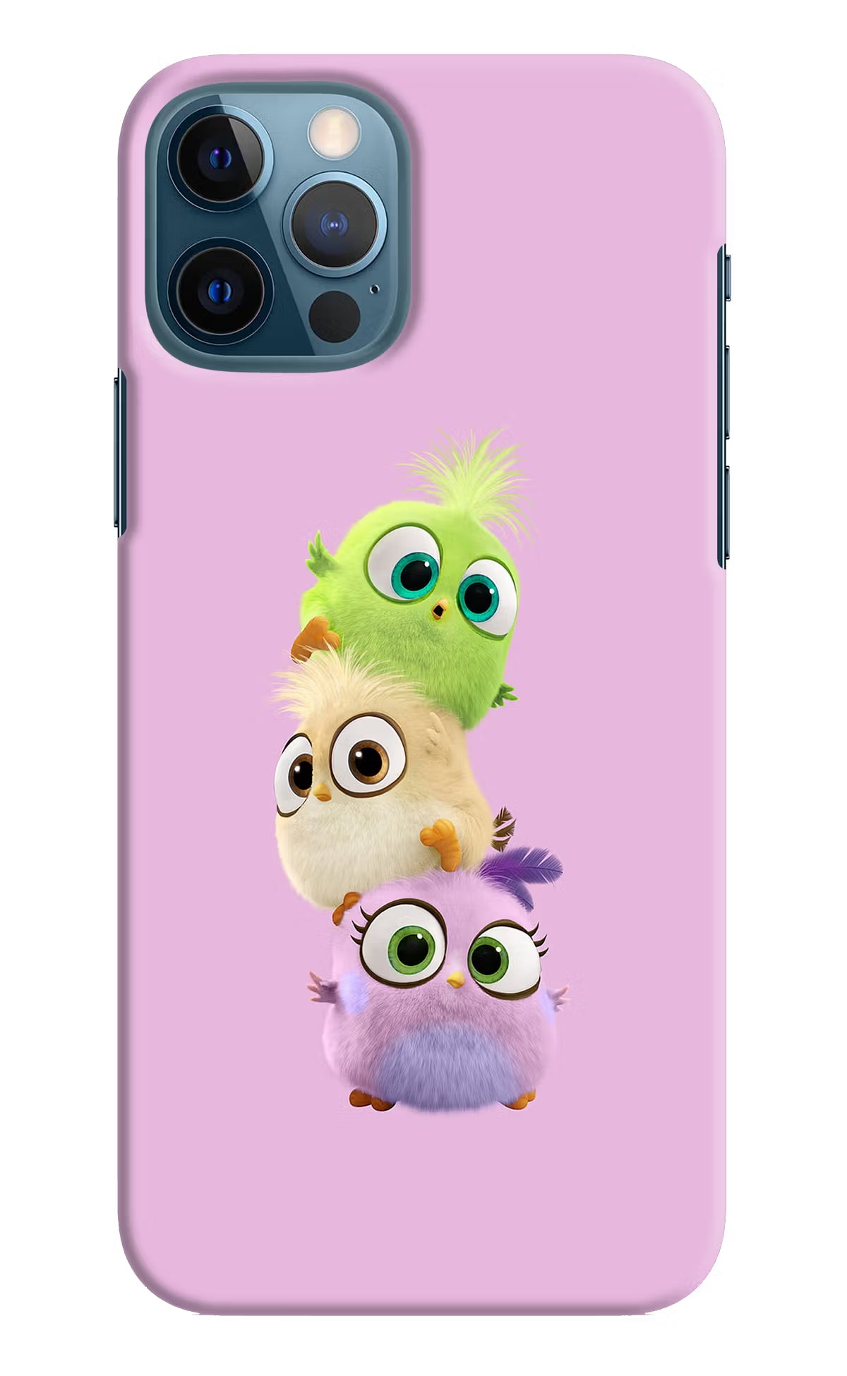 Cute Little Birds iPhone 12 Pro Hard Case Back Cover by Casekaro