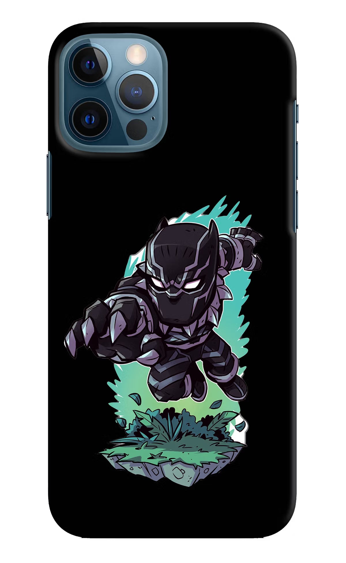 Black Panther iPhone 12 Pro Hard Case Back Cover by Casekaro