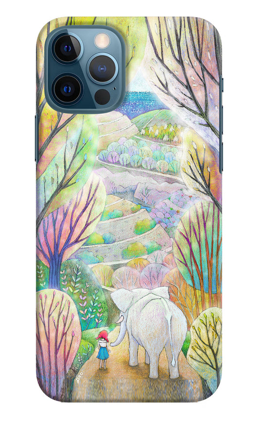 Nature Painting iPhone 12 Pro Hard Case Back Cover by Casekaro