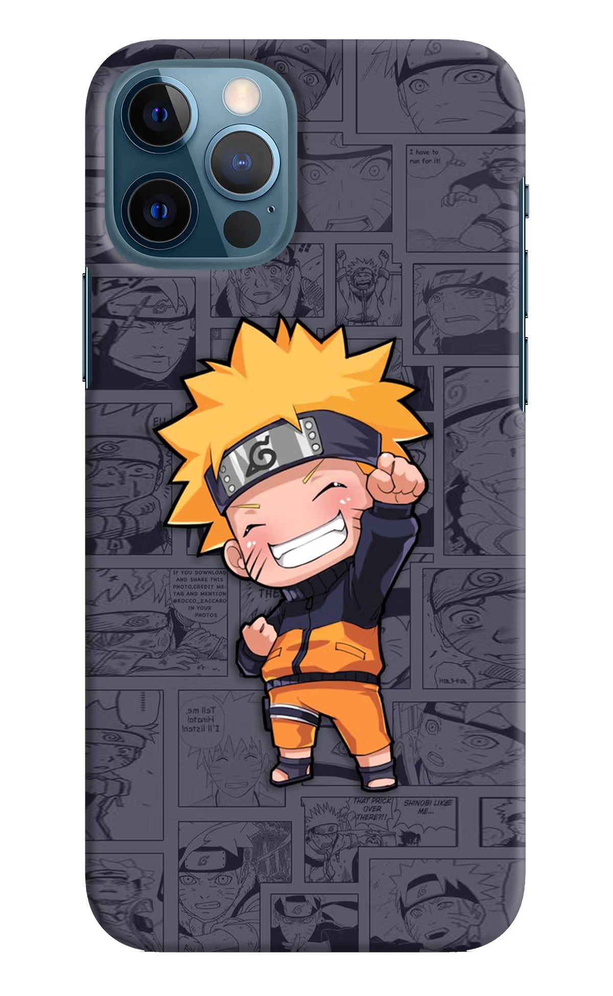 Chota Naruto iPhone 12 Pro Hard Case Back Cover by Casekaro